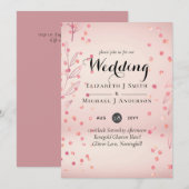 Modern Roos Gold Trendy budget Weddenschap (Voorkant / Achterkant)