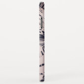 Modern Roos Gold Tropical Leaves Pattern Case-Mate iPhone Case (Achterkant/rechts)