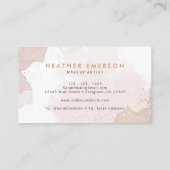 Modern Roos Gold Visitekaartje (Achterkant)