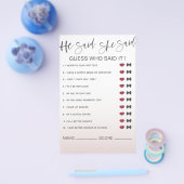 Modern Roos Gold zei hij dat ze Vrijgezellenfeest  Flyer (Enkel)