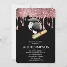 Modern Roos Goud Chique Minimalistische Foto Afstu