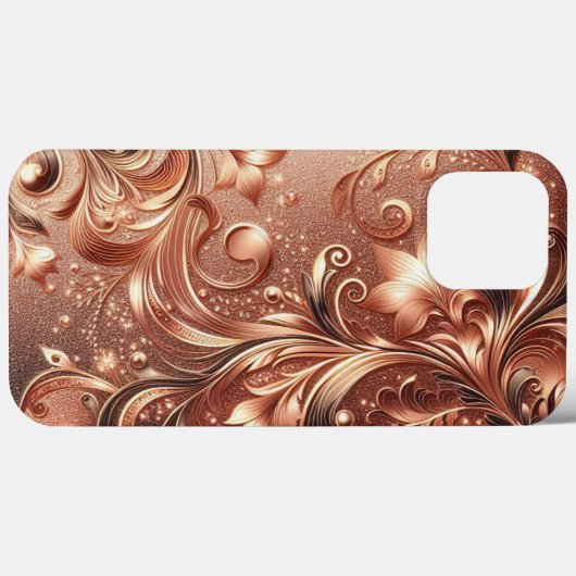 Modern roos goud en bloemstukken6 Case-Mate iPhone case (Achterkant (horizontaal))