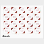 Modern Roos Goud Koper Glitter Sweet 16 Verjaardag Vierkante Sticker (Vel)