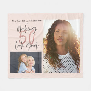 modern roos goud waardoor 50 er goed uitzienVlucht Fleece Deken