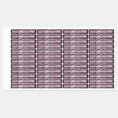 Modern Roos Gouden Folie Agaat Glitter Lip Gloss S Labels (Vel)