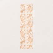 Modern Roos Gouden Strepen Trouwceremonie Programm Kaart (Binnenkant ongevouwen)