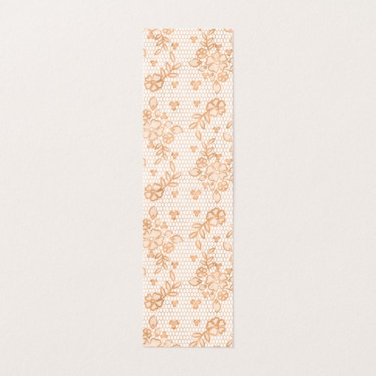 Modern Roos Gouden Strepen Trouwceremonie Programm Kaart (Binnenkant ongevouwen)