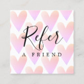 Modern Roos harst schoonheid Aanbevelingskaartje (Voorkant)