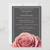 Modern Roos op donkergrijs Kaart (Voorkant)