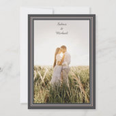 Modern Roos op donkergrijs Kaart (Achterkant)