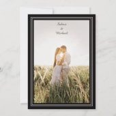 Modern Roos op zwart Kaart (Achterkant)