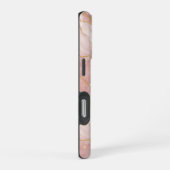 Modern Rose Quartz Marble Gold iPhone Hoesje (Rechterkant)