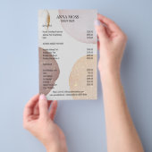 Modern Rosegold Glitter Flyer (Hand)