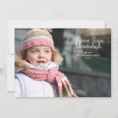 Modern Rosh Hashanah-fotokaart Feestdagenkaart (Voorkant)