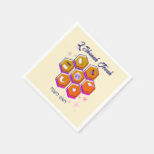 Modern Rosh Hashanah L'SHANAH TOVAH Paper Servet (Hoek)