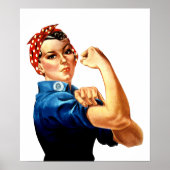 Modern Rosie de Riveter Poster (Voorkant)