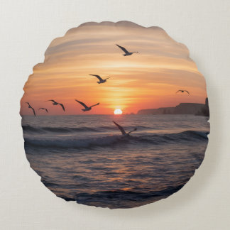  |Modern Round Throw Pillow | Designer KazooStudio Rond Kussen