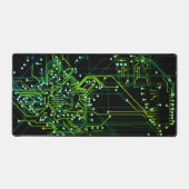 Modern Routing Process Elektronisch Geek Groen Zwa Bureaumat (Voorkant)