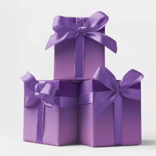 Modern Royal Paars en Lavender Ombre Cadeaupapier