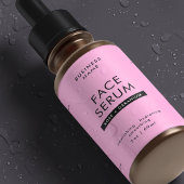 Modern Roze 2 OZ druppelaar Fles Waterdicht Label Voedselcontainer Etiket