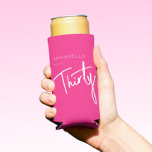 Modern Roze 30e Dertigste verjaardagsfeestje