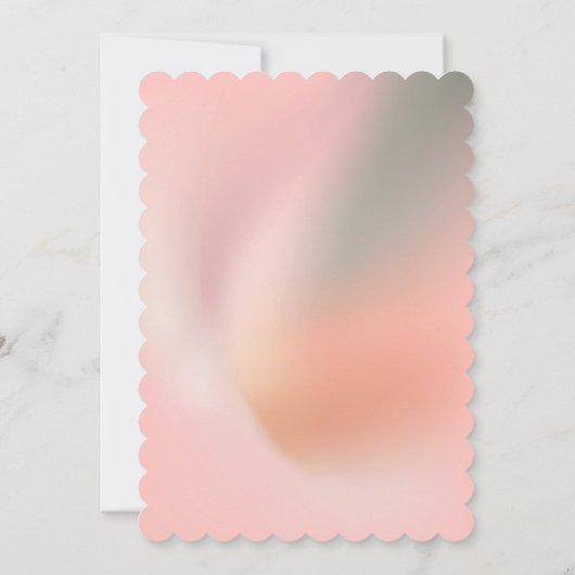 Modern Roze 50ste verjaardagsfeestje Kaart (Achterkant)