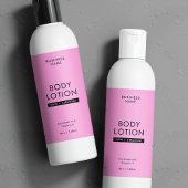 Modern Roze 8 OZ Cosmo Fles Waterdicht Label Sparkling Wijnetiket