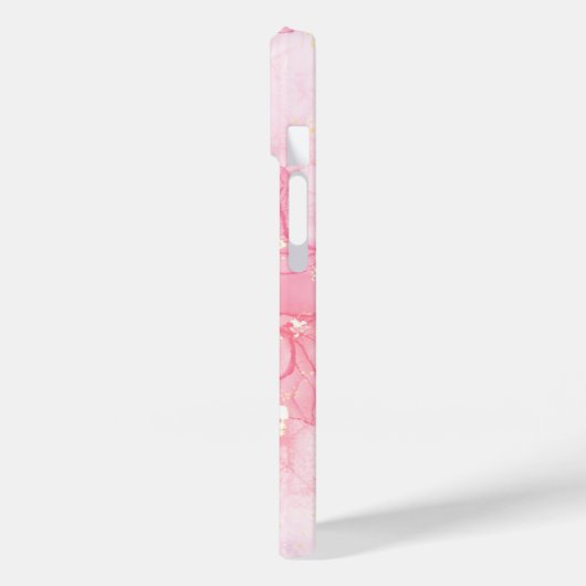 Modern roze Abstract aangepast Case-Mate iPhone Case (Achterkant / Links)