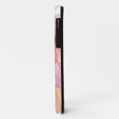 Modern roze bloem Abstract monogram Case-Mate iPhone Case (Achterkant/links)