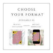 Modern roze bloemenkruis eerste communie kaart