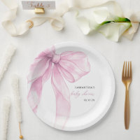 Modern roze boog Baby shower