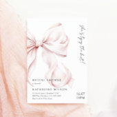 Modern roze boog Vrijgezellenfeest Kaart