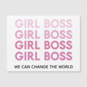 Modern Roze Boss Best Girly Gift (Voorkant)