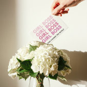 Modern Roze Boss Best Girly Gift