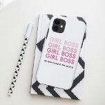 Modern Roze Boss Best Girly Gift Case-Mate iPhone Case<br><div class="desc">Modern Roze Boss Best Girly Gift</div>