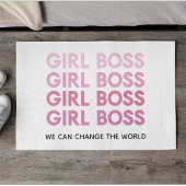 Modern Roze Boss Best Girly Gift Deurmat