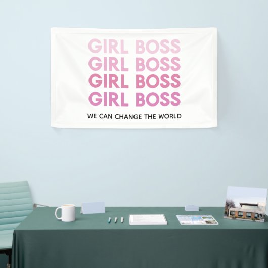 Modern Roze Boss Best Girly Gift Spandoek (Beurs)