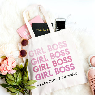 Modern Roze Boss Best Girly Gift Tote Bag
