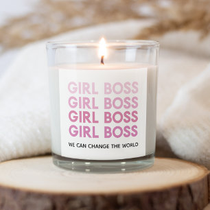 Modern Roze Boss Best Girly Gift Vierkante Sticker