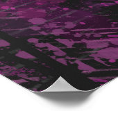 Modern Roze Botanisch Poster (Hoek)