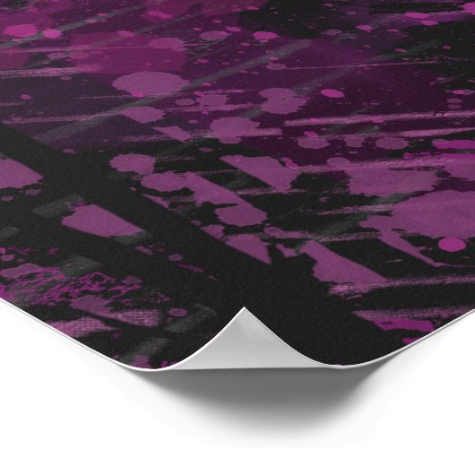 Modern Roze Botanisch Poster (Hoek)