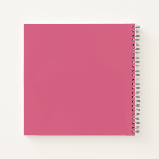 Modern Roze Bow Coquette Afstuderen Afstuderen Notitieboek (Achterkant)