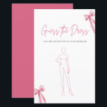 Modern Roze Bow Guess De jurk Vrijgezellenfeest sp<br><div class="desc">Breng lachen en plezier aan je vrijgezellenfeest met onze Pink Bow "She's Tying the Knot" Guess The Dress Vrijgezellenfeest Game. Gasten zullen genieten van het raden van de stijl van trouwjurken uit verschillende tijdperken, het aanwakkeren van levendige conversatie en nostalgie. Met zijn charmante roze boog ontwerp, dit spel voegt een...</div>