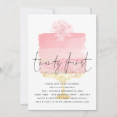 Modern roze Cake Script 21st verjaardag Kaart (Voorkant)