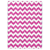 Modern Roze Chevron Monogram Initiaal Clip Board Klembord (Achterkant)