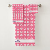 Modern Roze Collectie van de Heart Love Bad Handdoek (Insitu)
