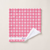 Modern Roze Collectie van de Heart Love Bad Handdoek (Wasdoekje)