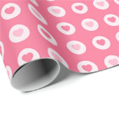 Modern Roze Collectie van de Heart Love Cadeaupapier (Rol Hoek)