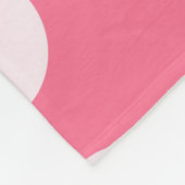 Modern Roze Collectie van de Heart Love Fleece Deken (Hoek)
