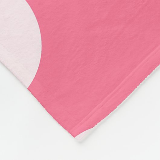 Modern Roze Collectie van de Heart Love Fleece Deken (Hoek)